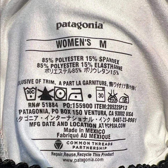 Patagonia Gray Floral Mini Dress - Picture 2 of 6